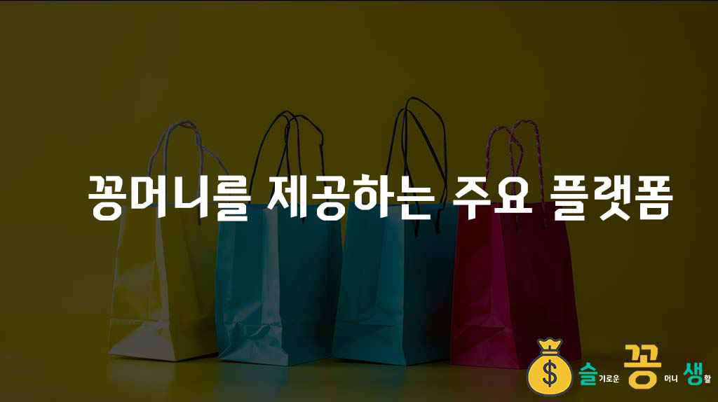 꽁머니를 제공하는 주요 플랫폼
