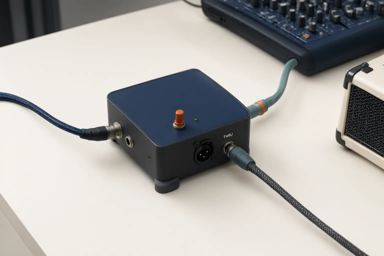 Original editorial hero image for DI in an Audio Signal Chain: What a DI Box Does and Where It Connects